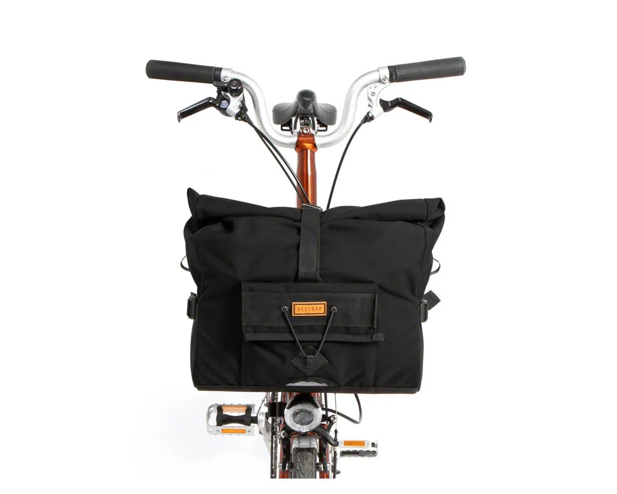 Restrap City Loader Handlebar Bag (Black) (Fits Brompton Mount) (20L) - view 2